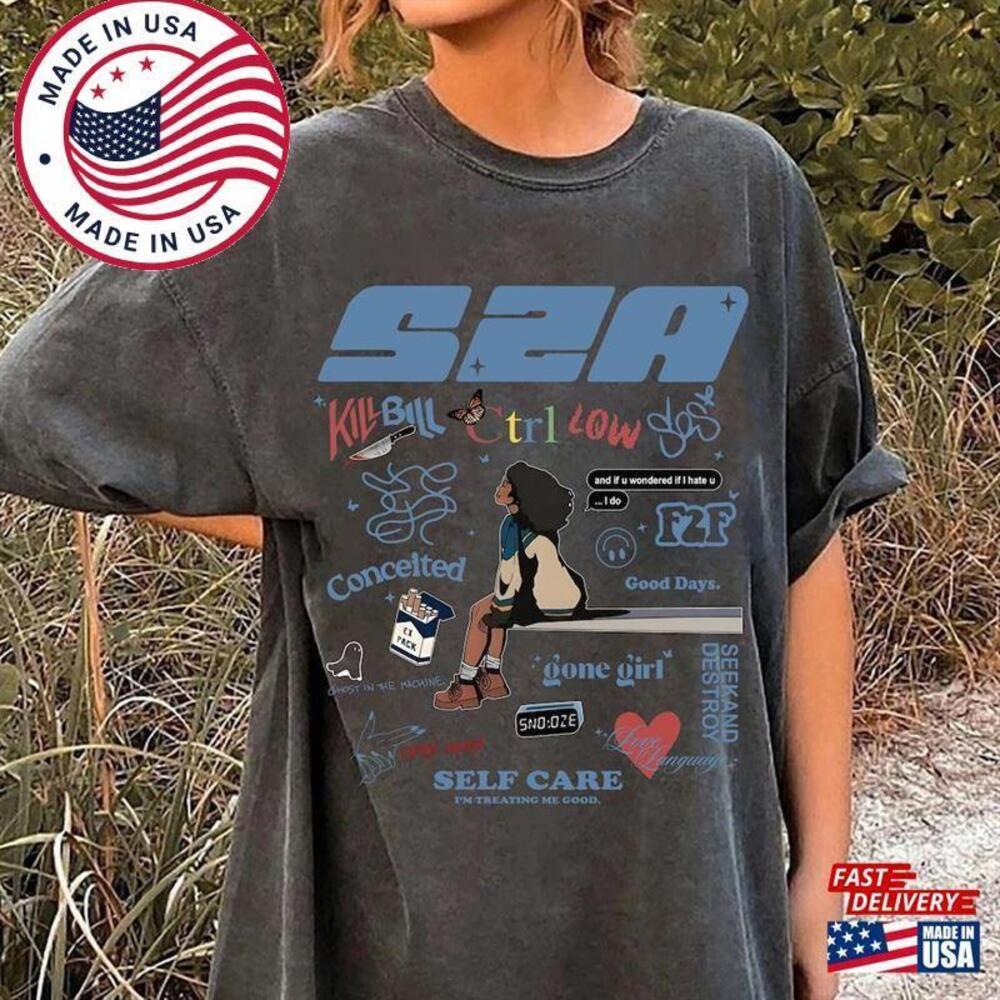 Sza Sos Shirt Retro Good Days T-shirt Unisex